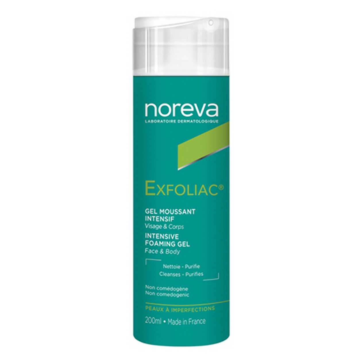Noreva - Exfoliac Face/Body Gel Foam Cleanser 200ml 9324