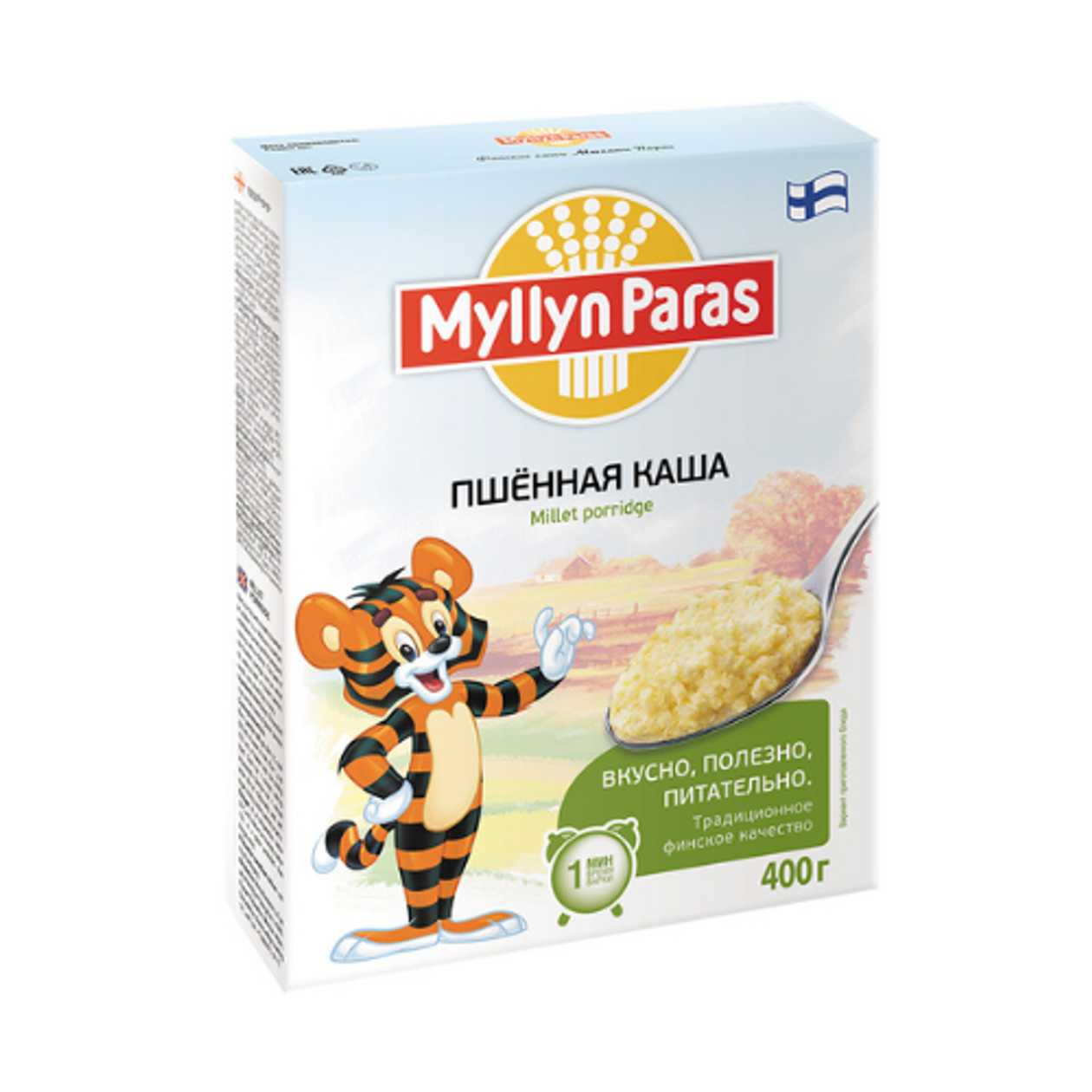 Milin Parasi - Urgent Porridge "Tiger" Flakes /10 months+/ 400g 9254