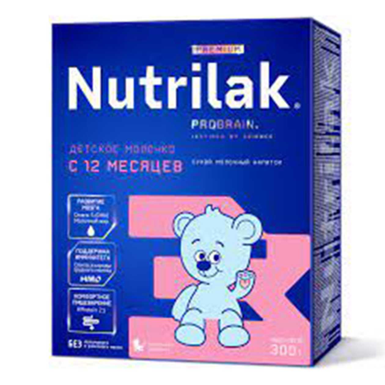 Nutrilak - Premium Milk 3 with Prebiotics and Nucleotides /12 months+/ 300g 1387
