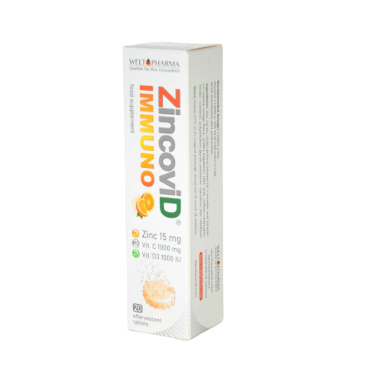 Zincovid Immuno Effervescent Tablet #20