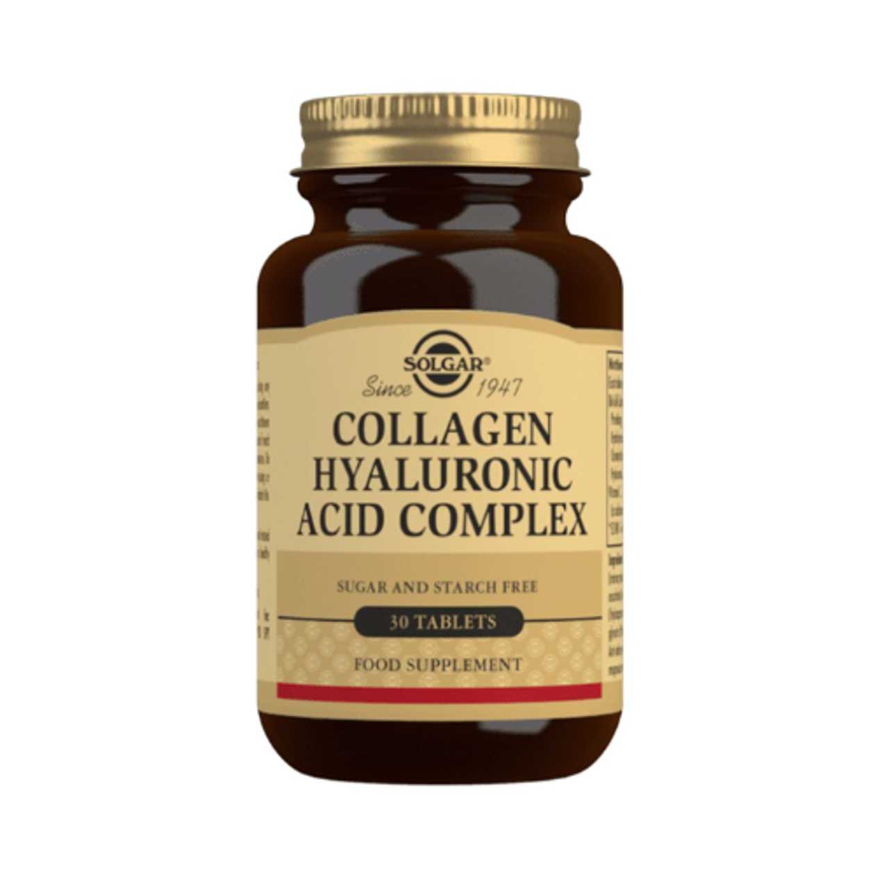 Solgar Collagen Hyaluronic Acid Complex Tablets #30