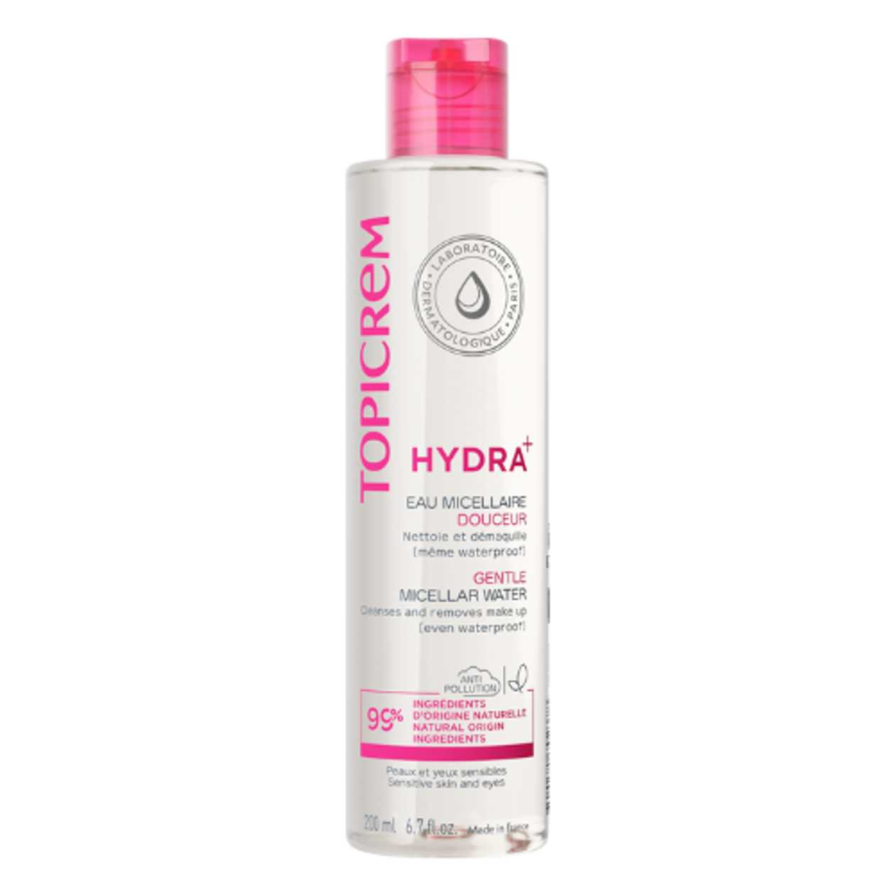 Topicrem - Micellar Cleansing Water for Face/Eyes for Very Sensitive Skin 200ml 2552/2378