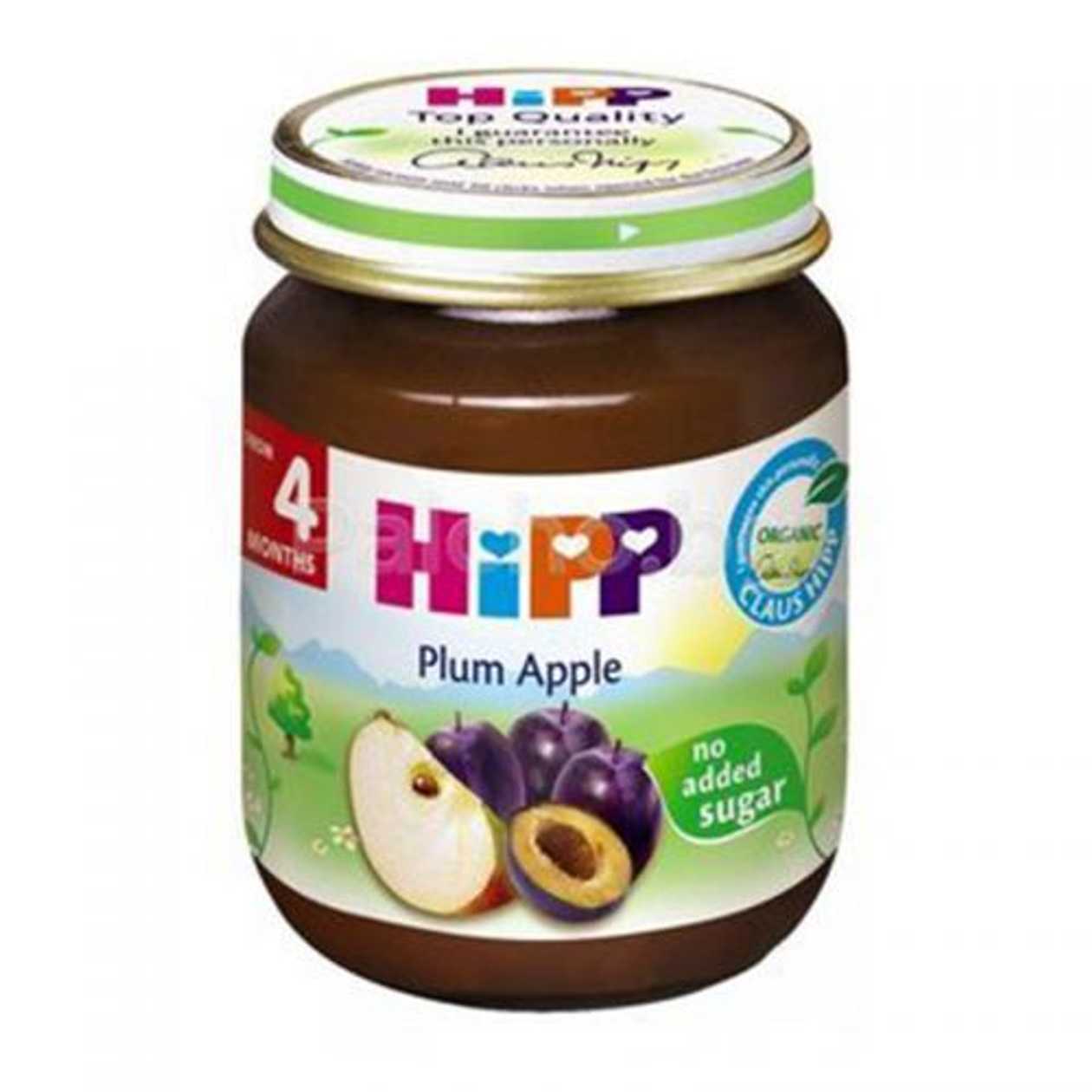 Hipp - Fruit Puree with Plum and Apple /4 months+/ 125g 4204-01