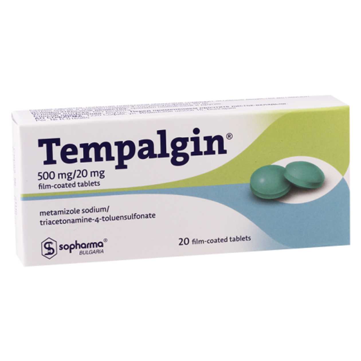 Tempalgin Tablet 500mg + 20mg #20