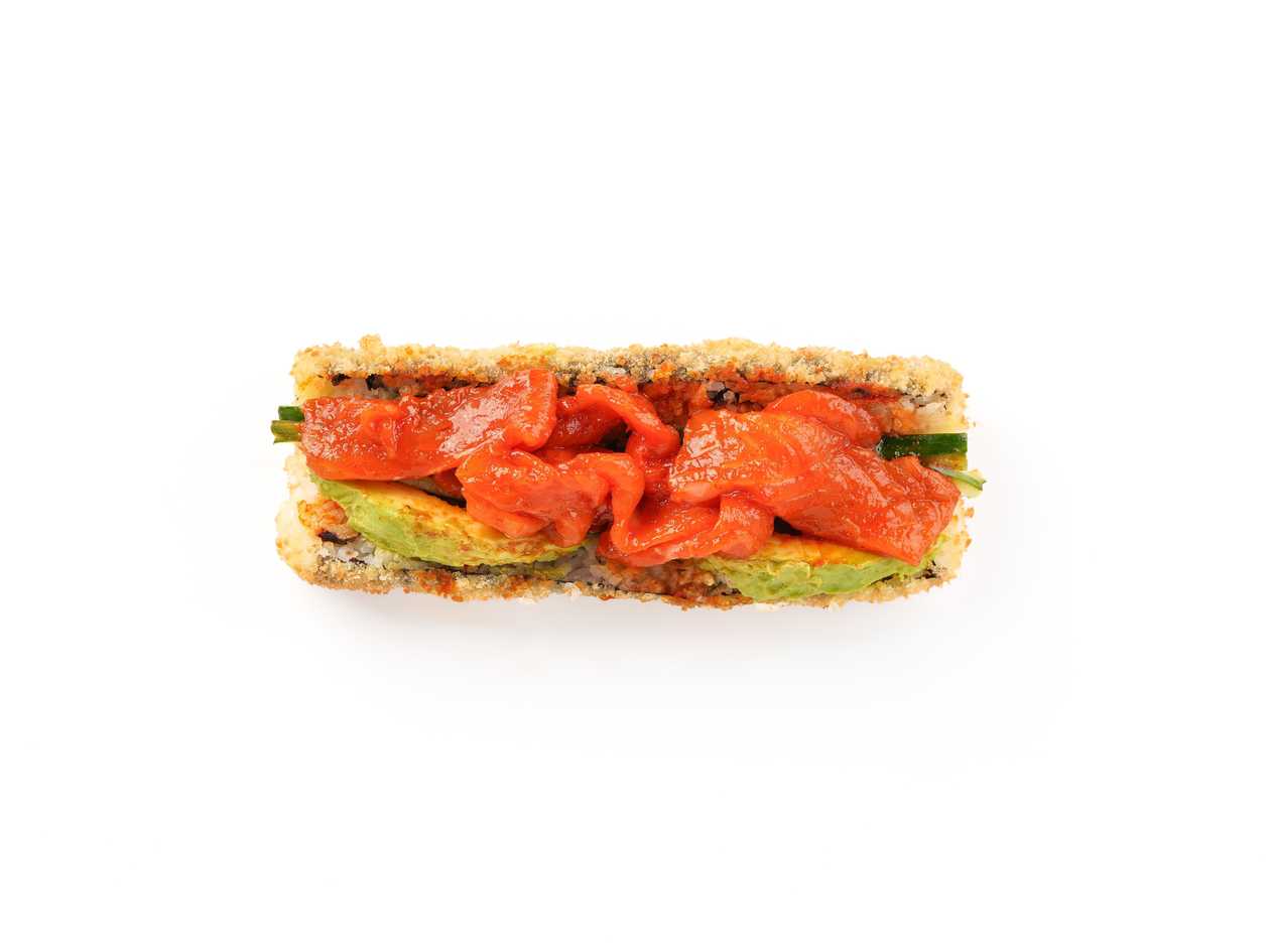 Sushi dog s lososom