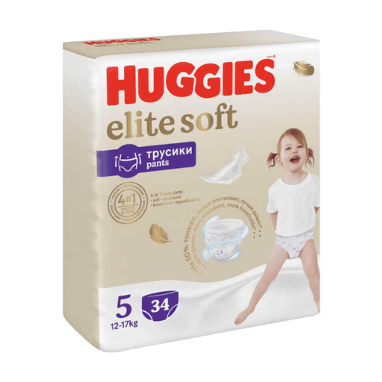Huggies Elite Soft - Baby Pants Mega XL Z-5 /12-17kg/ 9354 #34