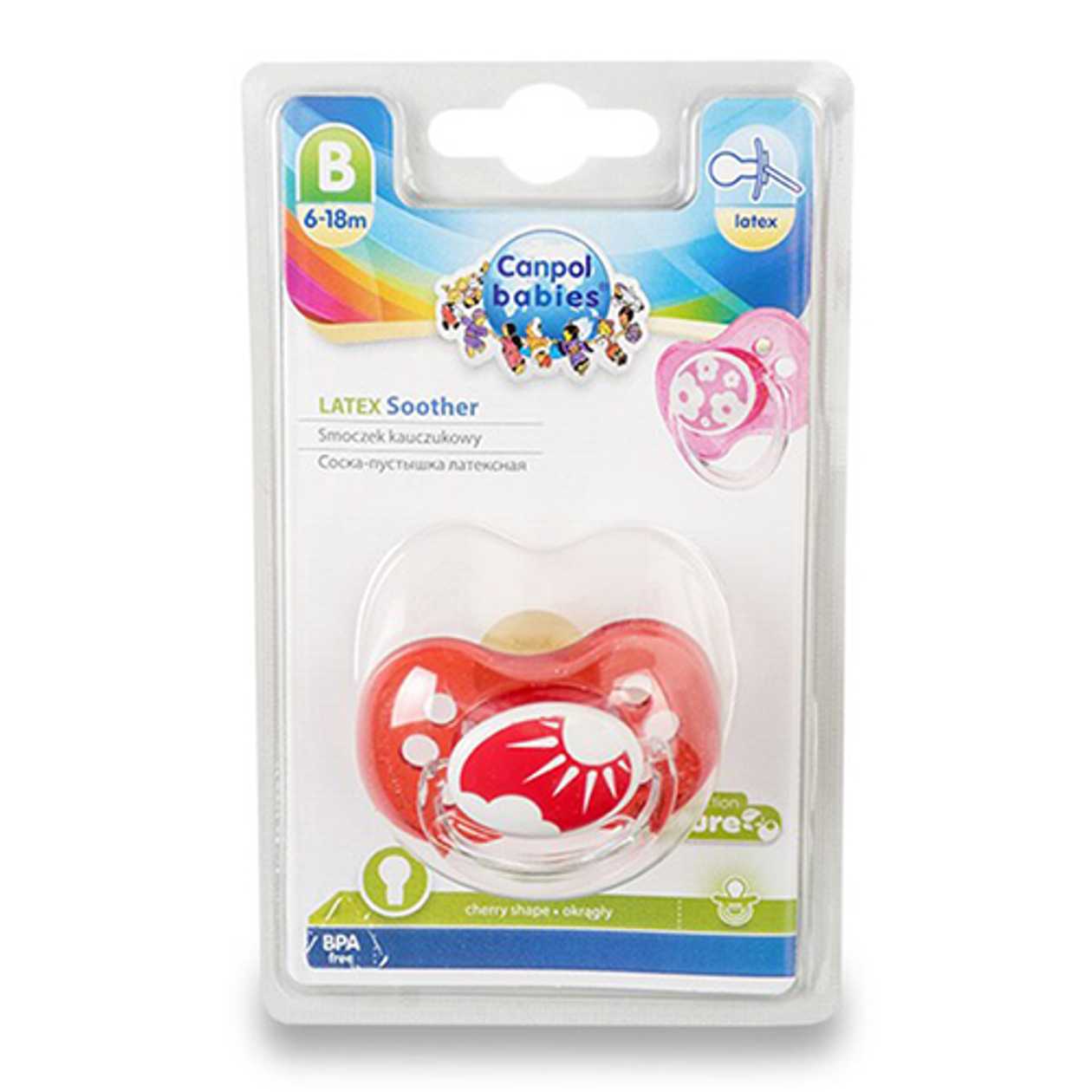 Canpol - Round Latex Teether, "Nature" /6-18 months/ 22/607 6071