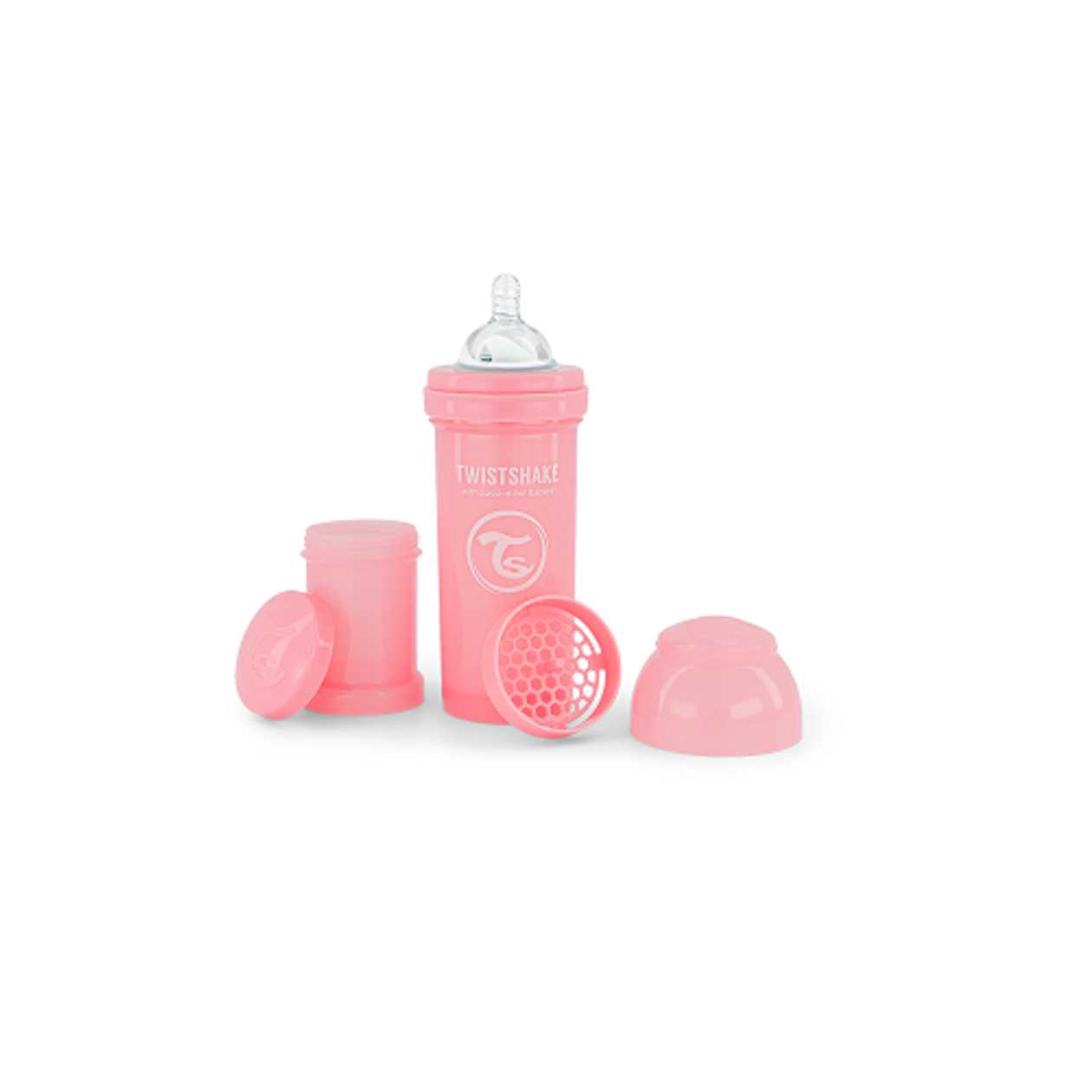 Twist Shake - Anticolic Pink Bottle 260ml 2551