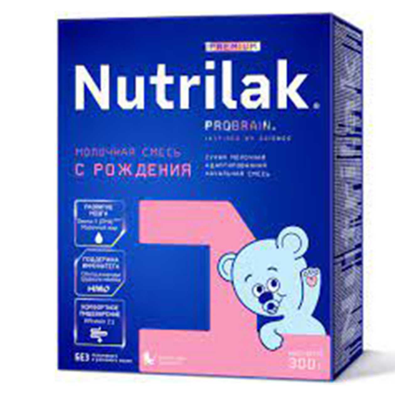 Nutrilac - Premium Milk 1 with Probiotics and Nucleotides /0-6 months/ 300g 1363