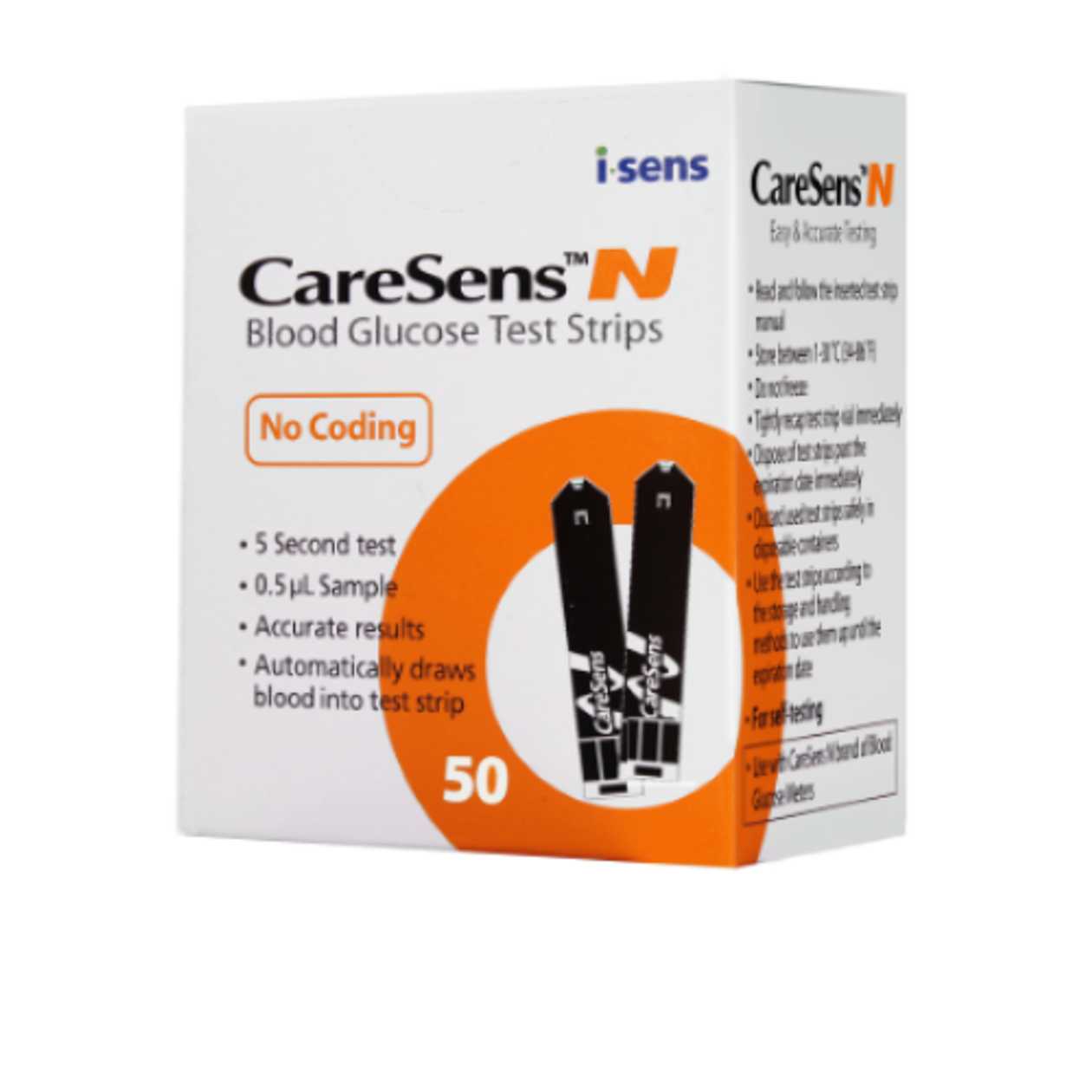 Care Sens N Glucometer - Test Strips 640358/5506 #50