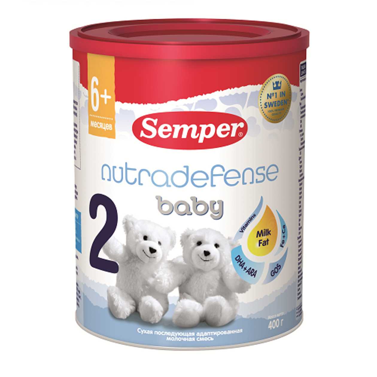 Semper - Nutradefense Milk 2 /6-12 months/ 400g 1215