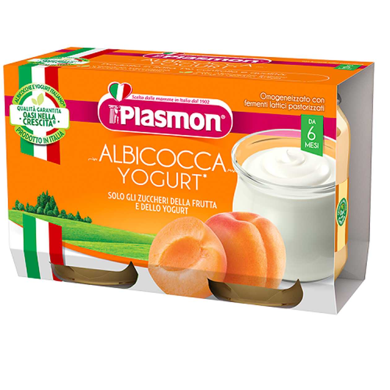 Plasmon - Yogurt with Apricot /6 months+/ 120g 5001 #2