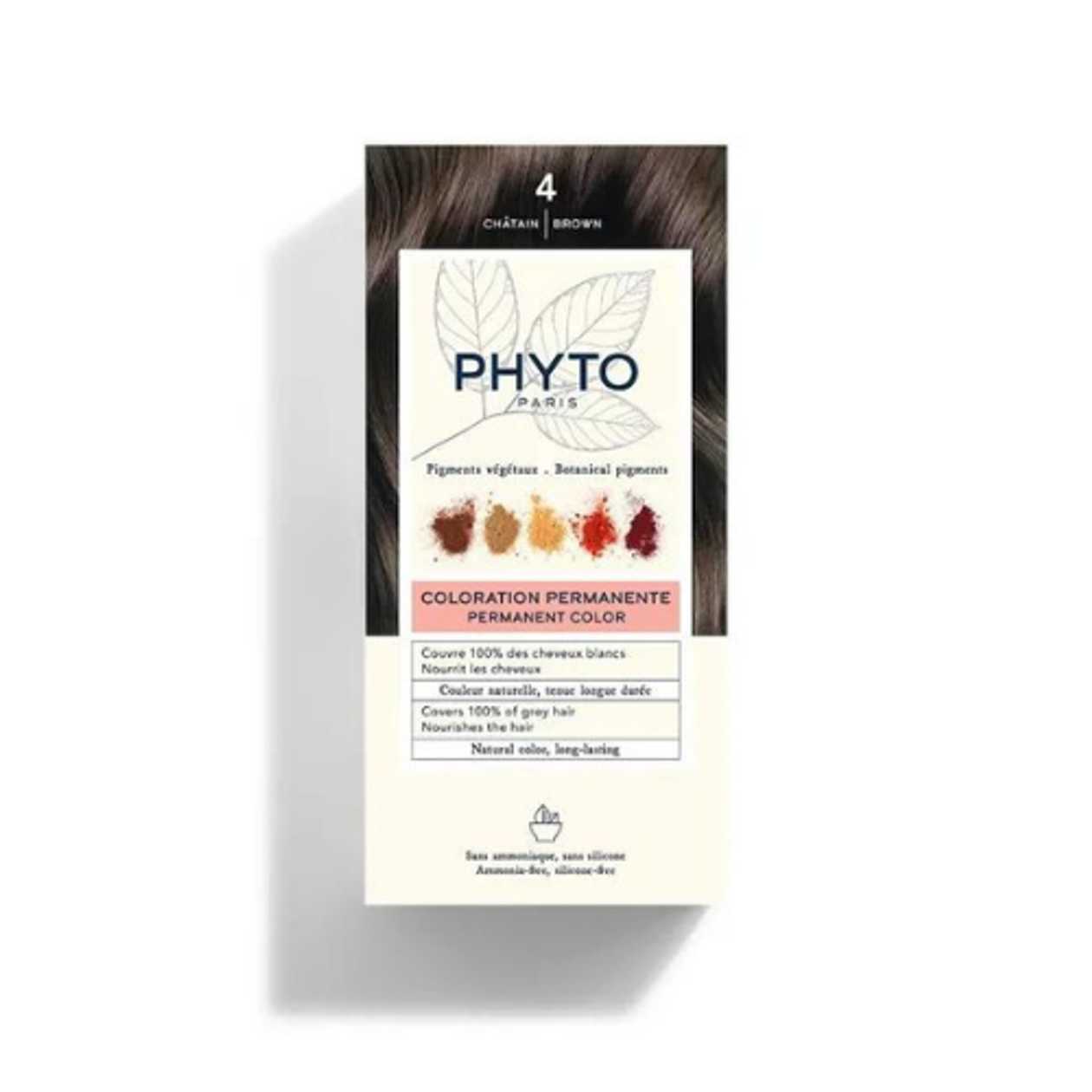 Phito - Color Hair Dye N4 Brown 2549