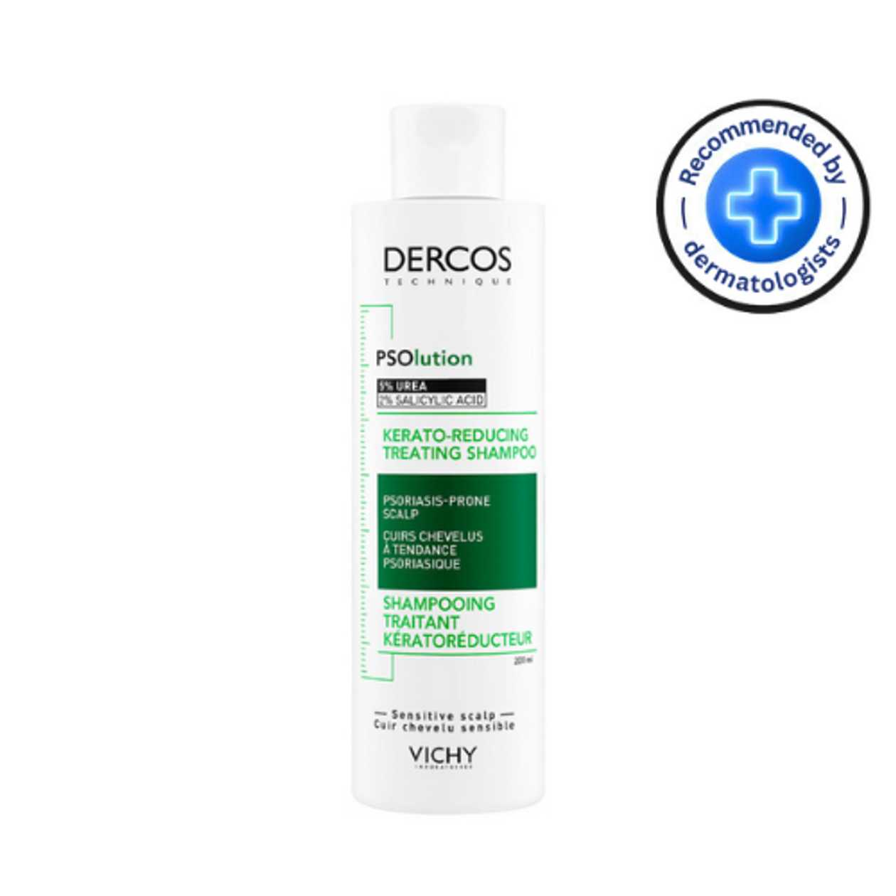 Vichy - Dercos Solution Keratolytic Shampoo for Psoriasis-Prone Scalp 200ml 7222