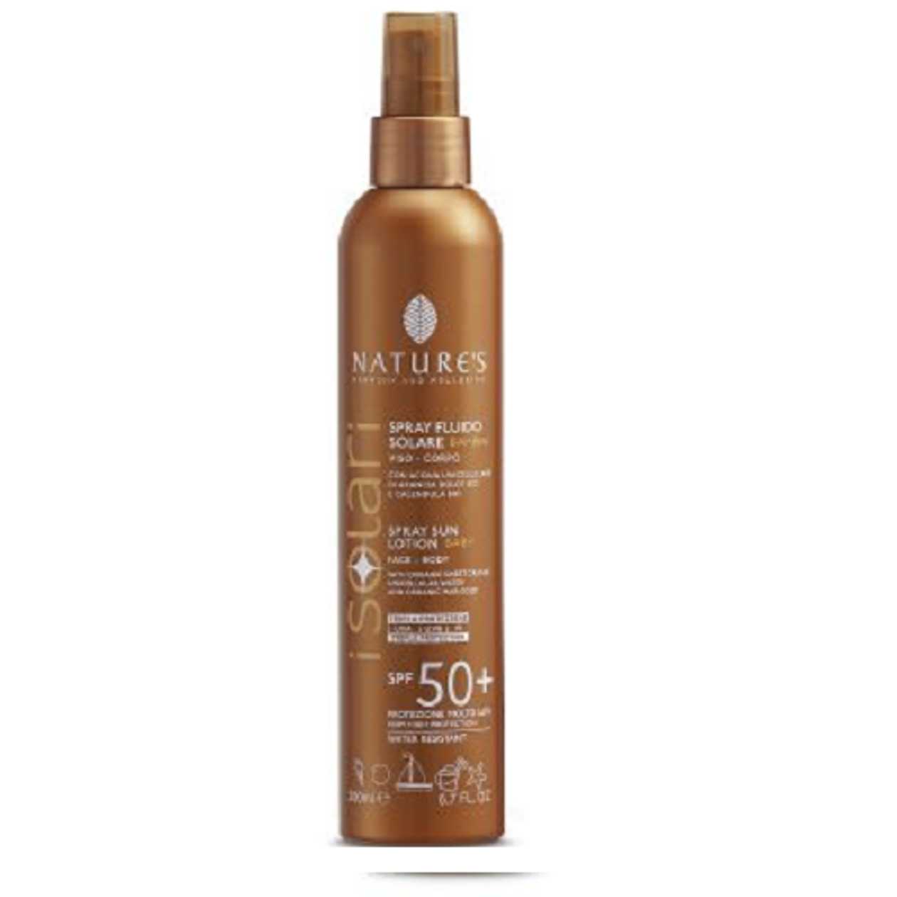 Isolari - Children's Spray Lotion Sunscreen for Face/Body Waterproof SPF50+ 200ml 7130