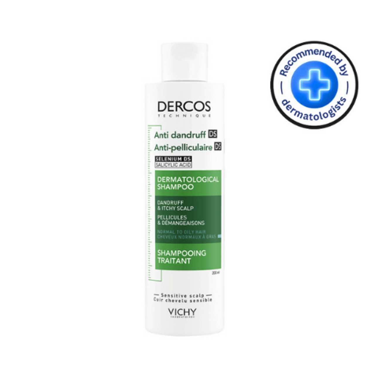 Vichy - Dercos Anti-Dandruff Shampoo for Oily Hair 200ml 0286