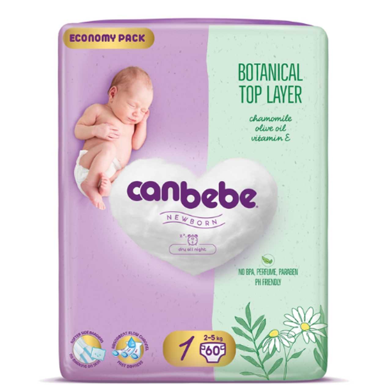 Kanbebe - Baby Diaper Z-1 /2-5kg/ 5215 #60