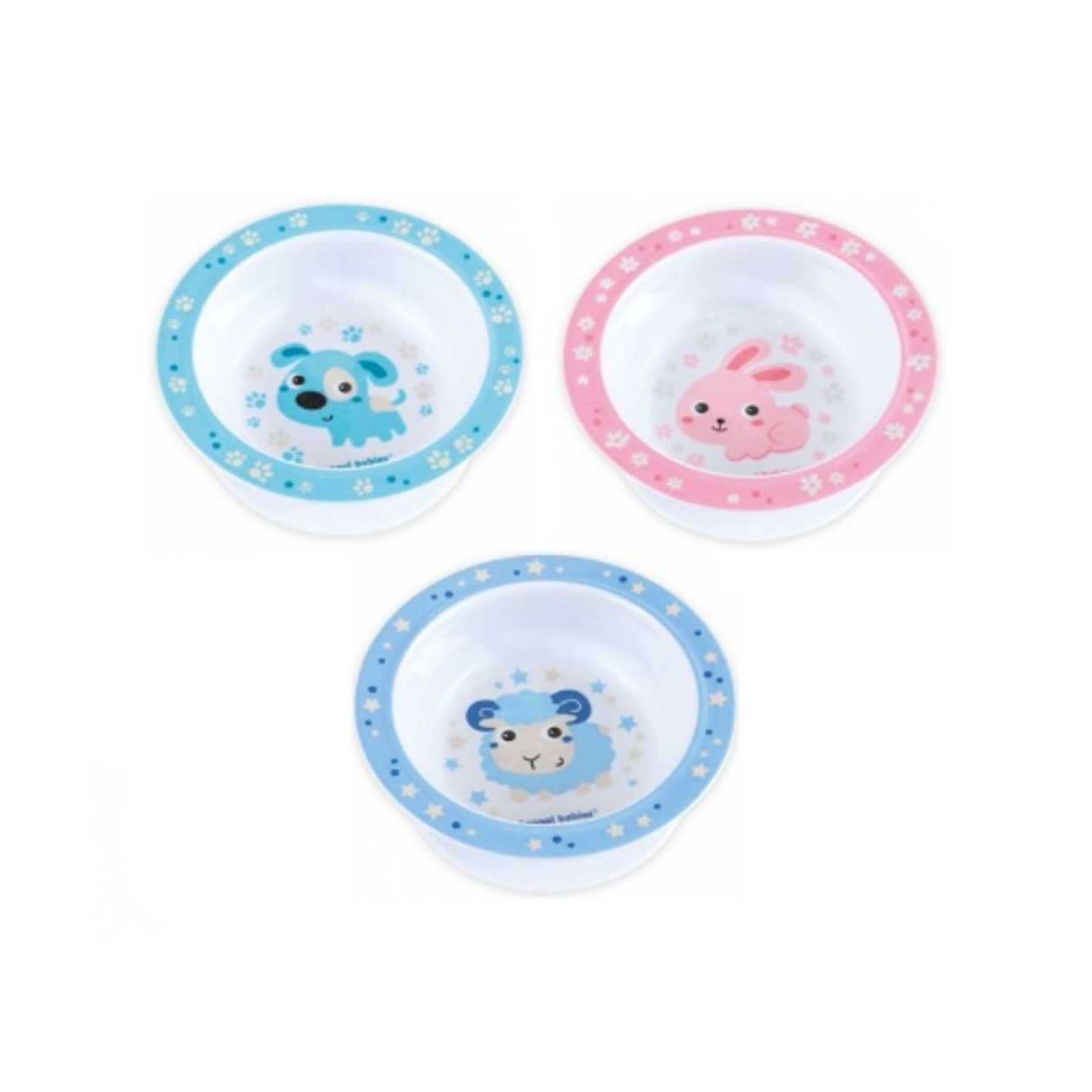 Canpol - Melamine Feeding Bowl "Exotic Animals" 270ml 4/519