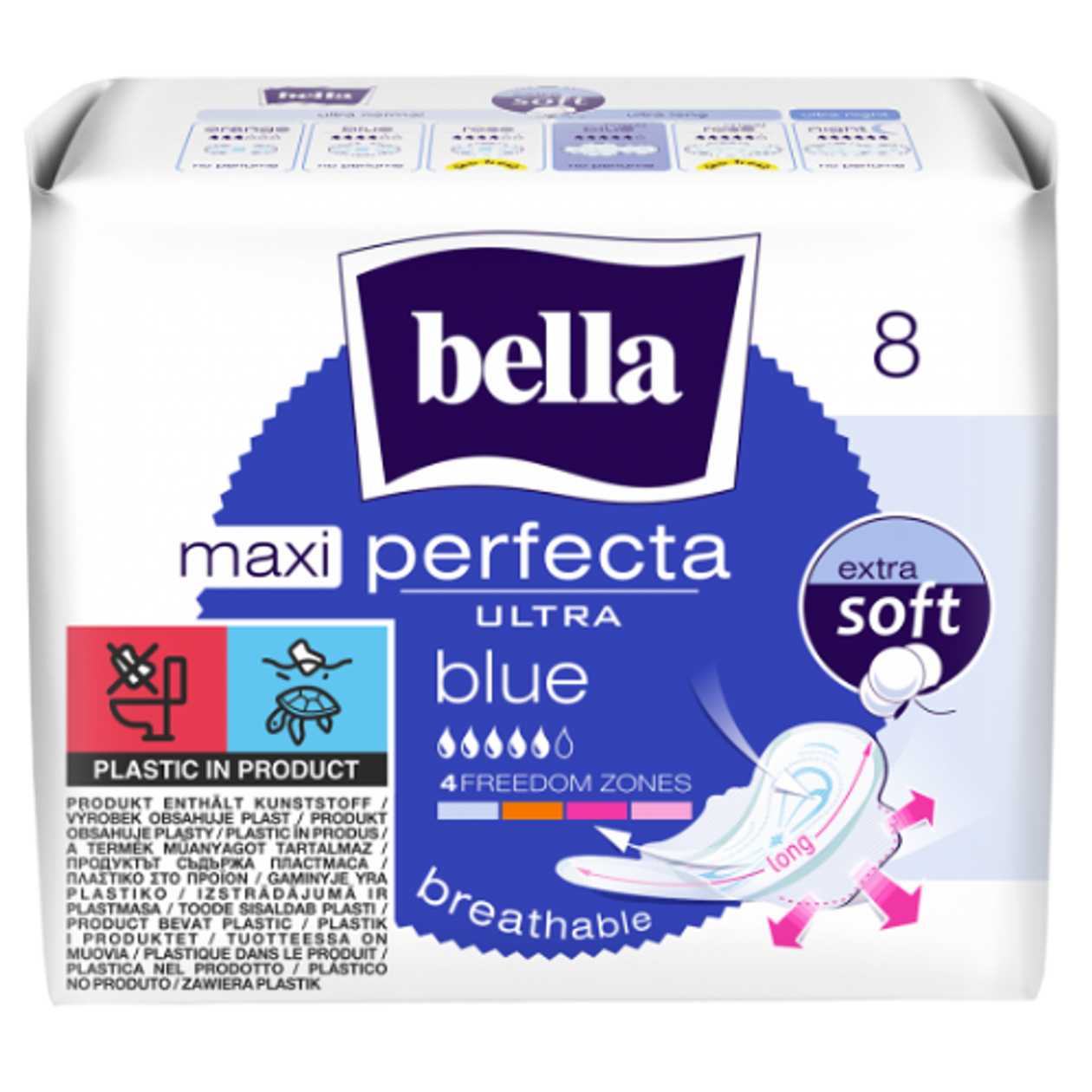Bella - Perfecta Ultra Maxi Blue Hygienic Pads /5 pcs/ 303518/5956 #8