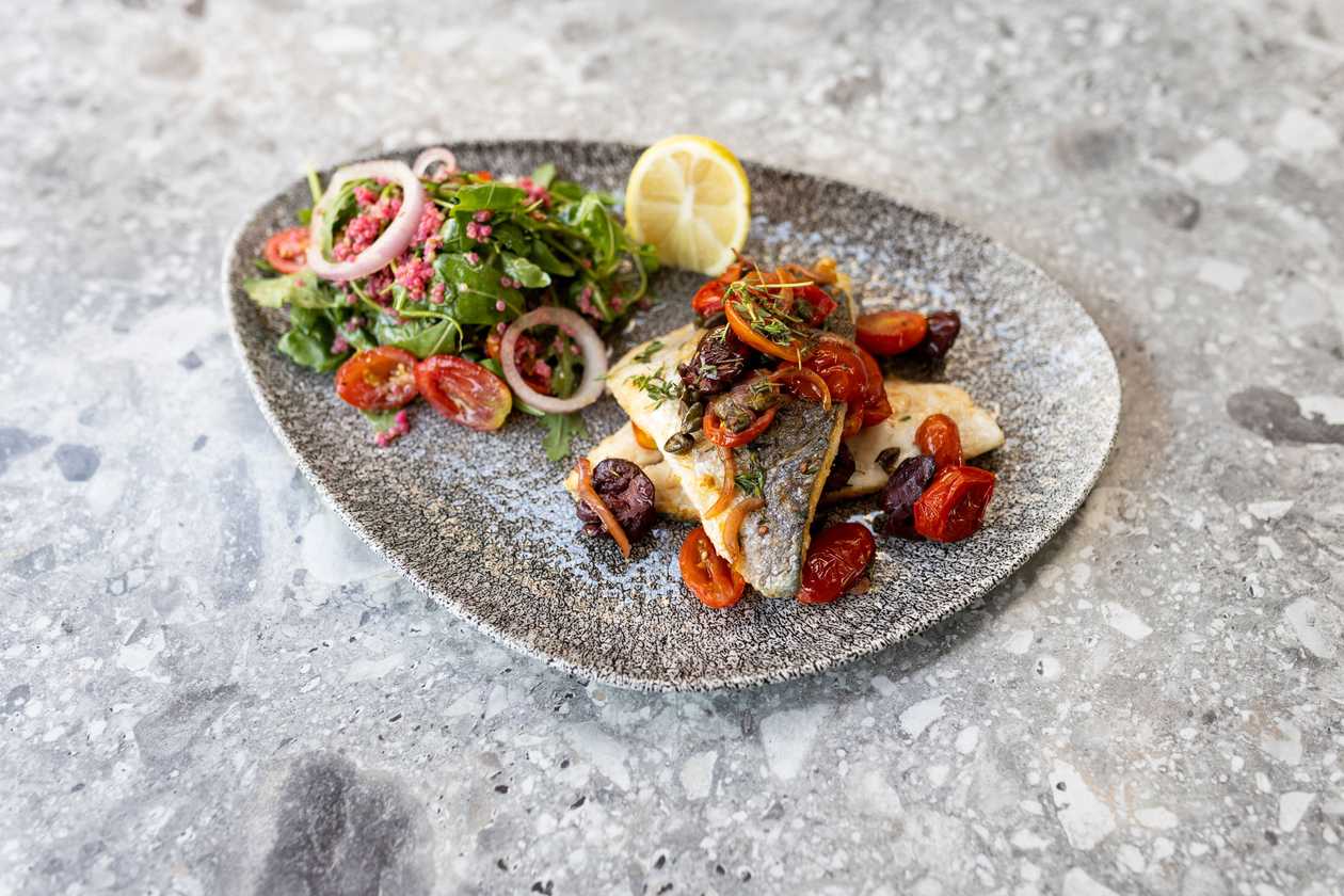 Sea Bream with Lemon Butter Sauce