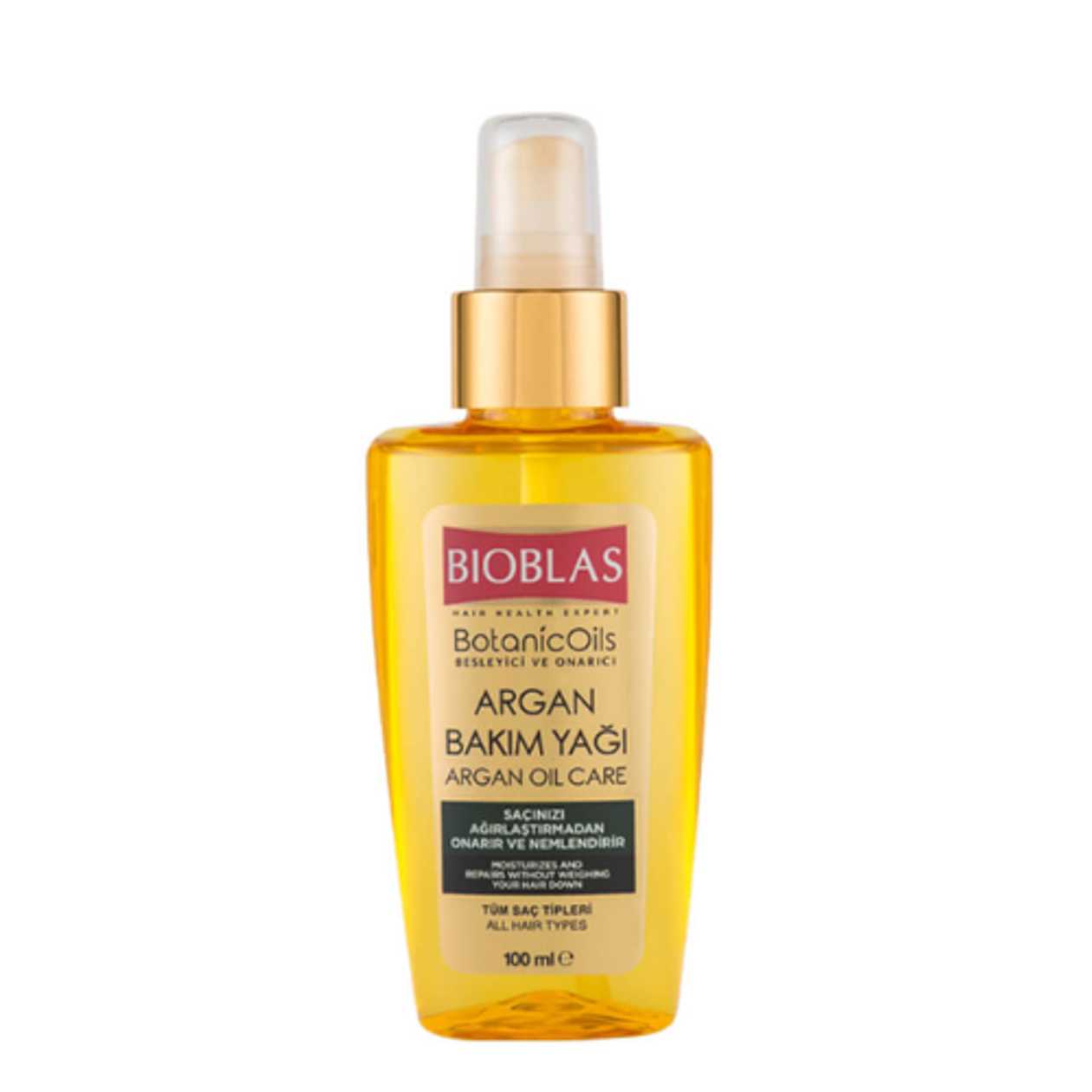 Bioblas - Nourishing and Restorative Hair Oil with Argan Oil for All Hair Types 100ml 7210/7144