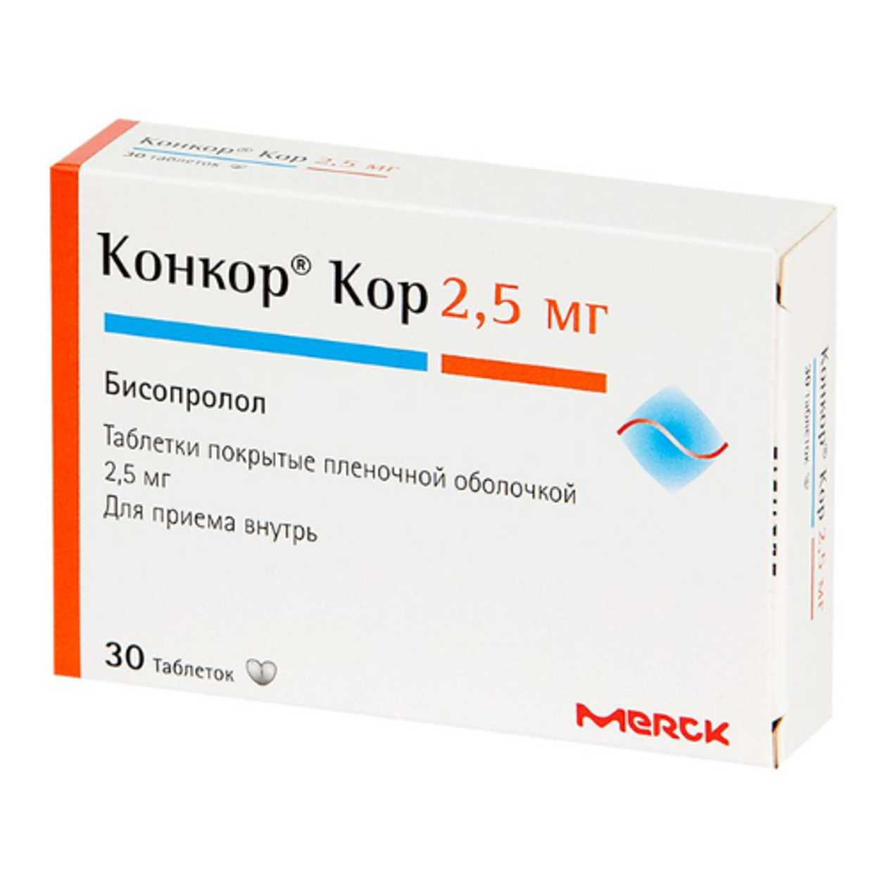 Concor Cor Tablet 2.5mg #30