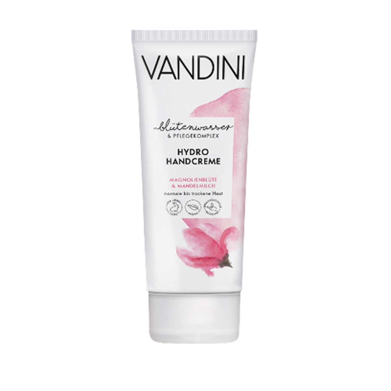 Vandini - Hydro Hand Cream Normal/Dry Skin Magnolia Flower and Almond Oil 75ml 0040/0740/1639