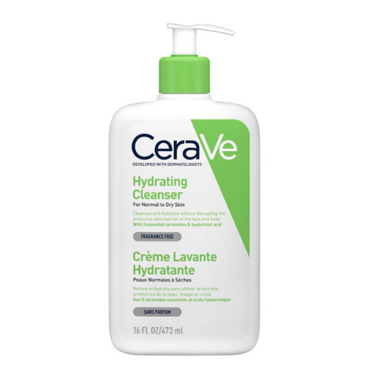 CeraVe - Face/Body Cream-Gel Cleanser Moisturizing Normal/Dry Skin 473ml 7333