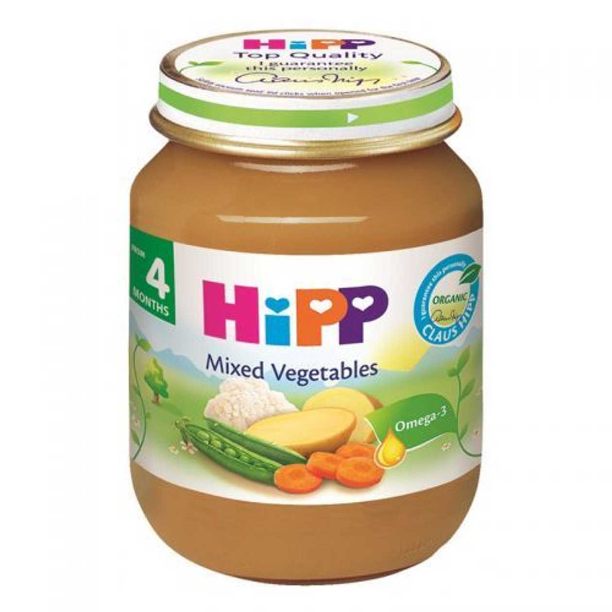 Hipp - Vegetable Puree Assortment /4 months+/ 125g 4013
