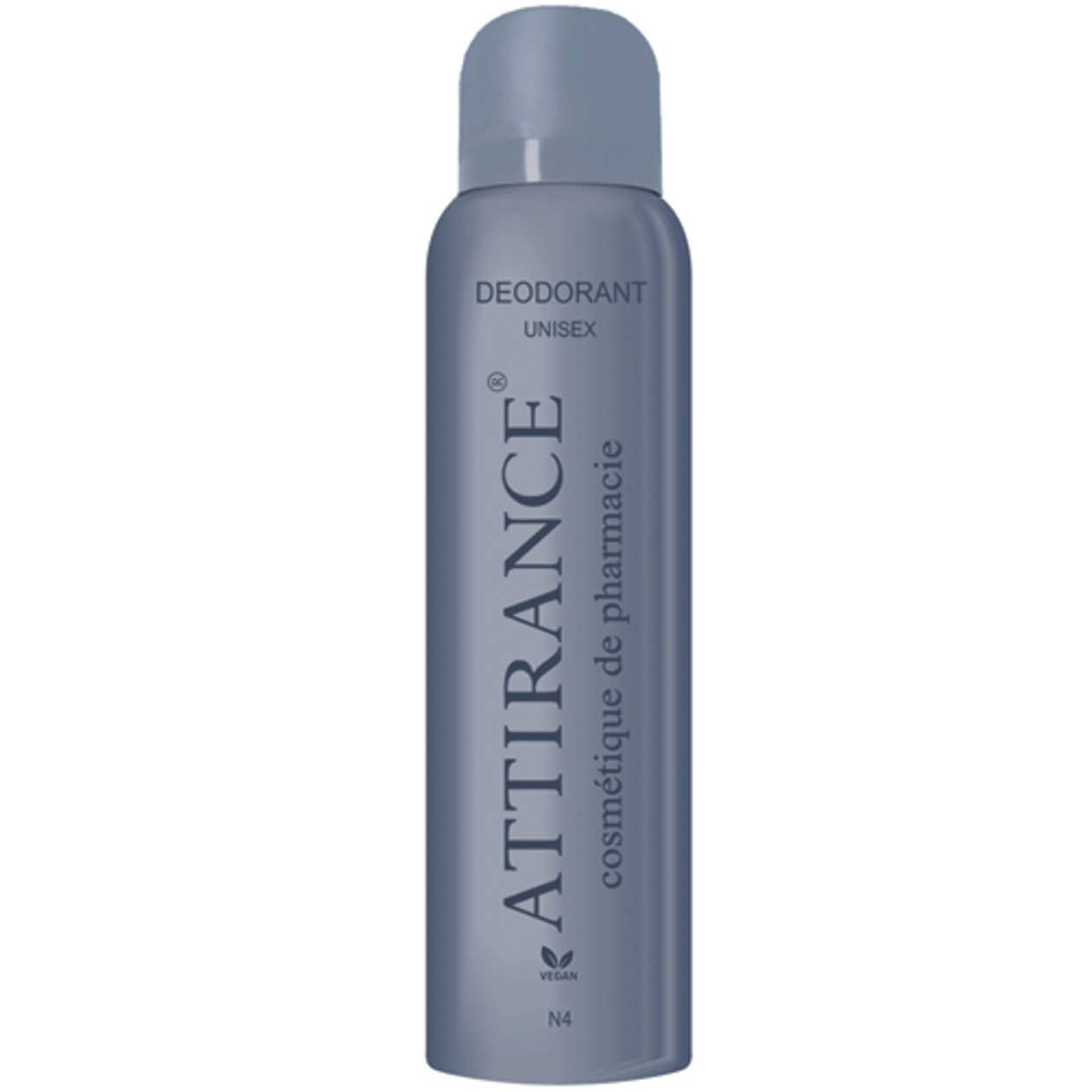Atiransi - Vegan Unisex Deodorant Spray N4, Fragrance-Free 150ml 0181