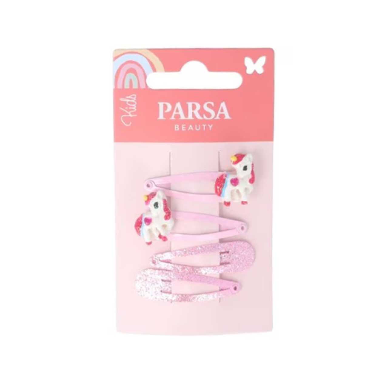 Kids' Hair Clip - Metal Pink 0063 #4