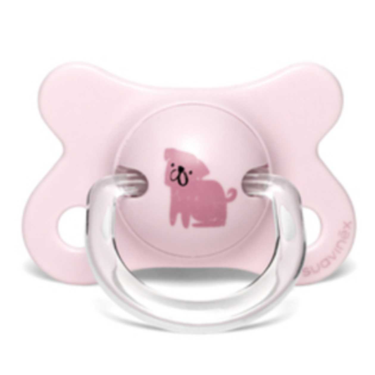 Suavinex - Silicone Teether Pink /2-4 months/ 1218 #1