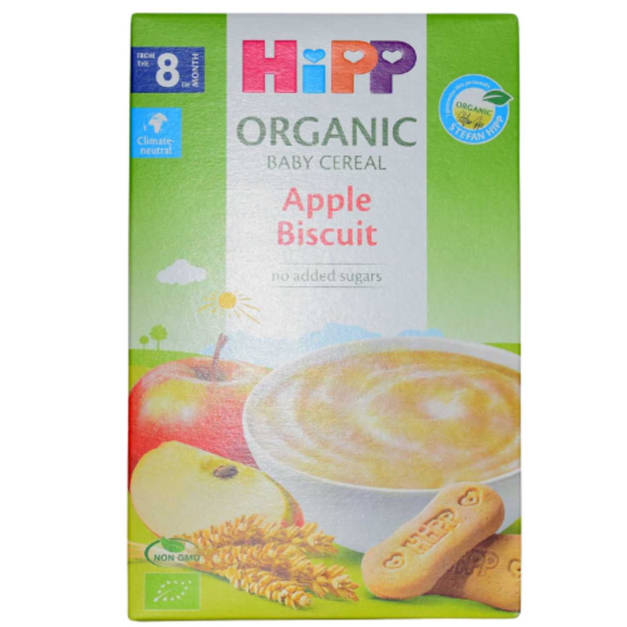 Hipp - Porridge with Organic Apple and Biscuit /8 Months+/ 250ml 4565/2892-01