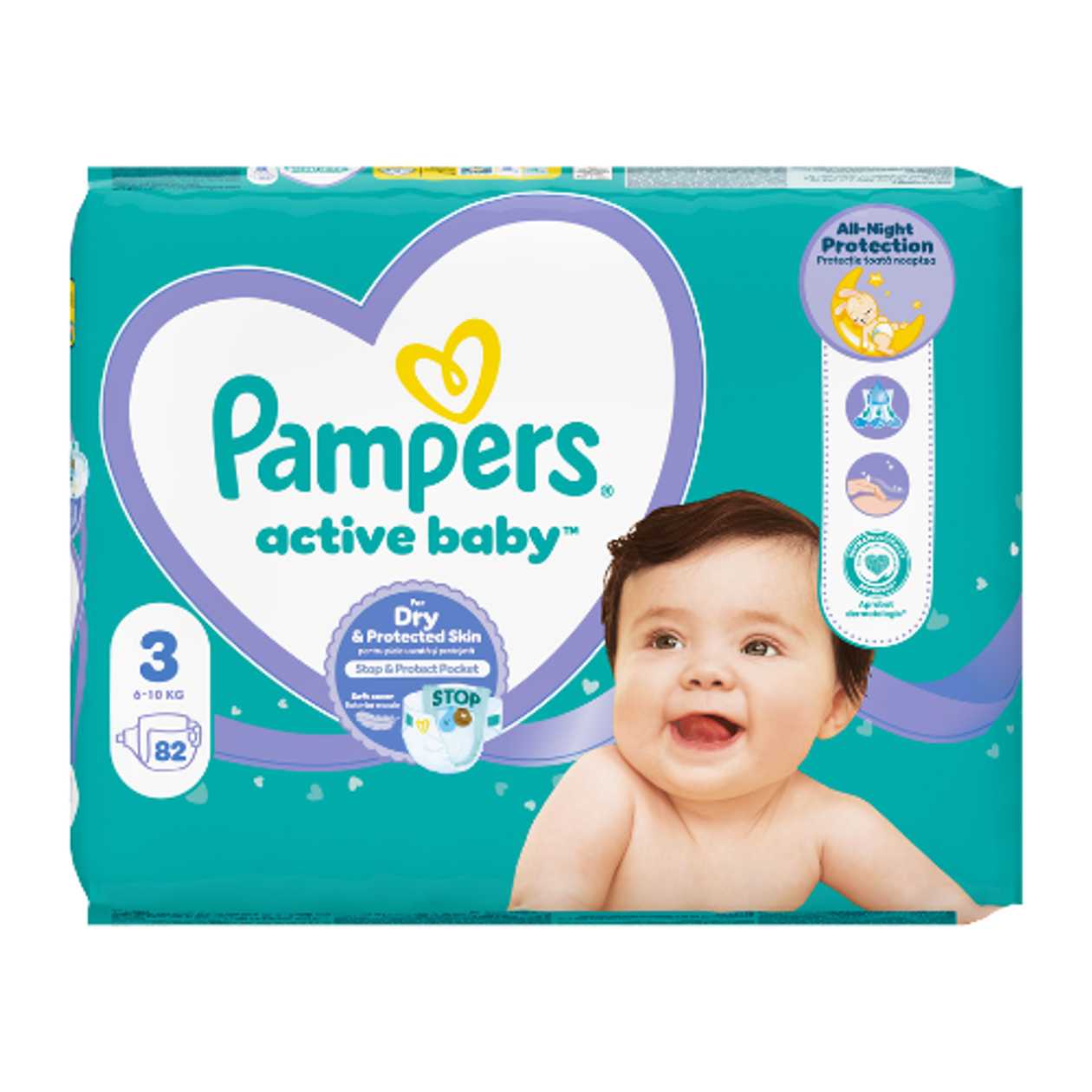 Pampers - Baby Diaper Size 3 / 6-10kg / Midi 5085/8175 #82