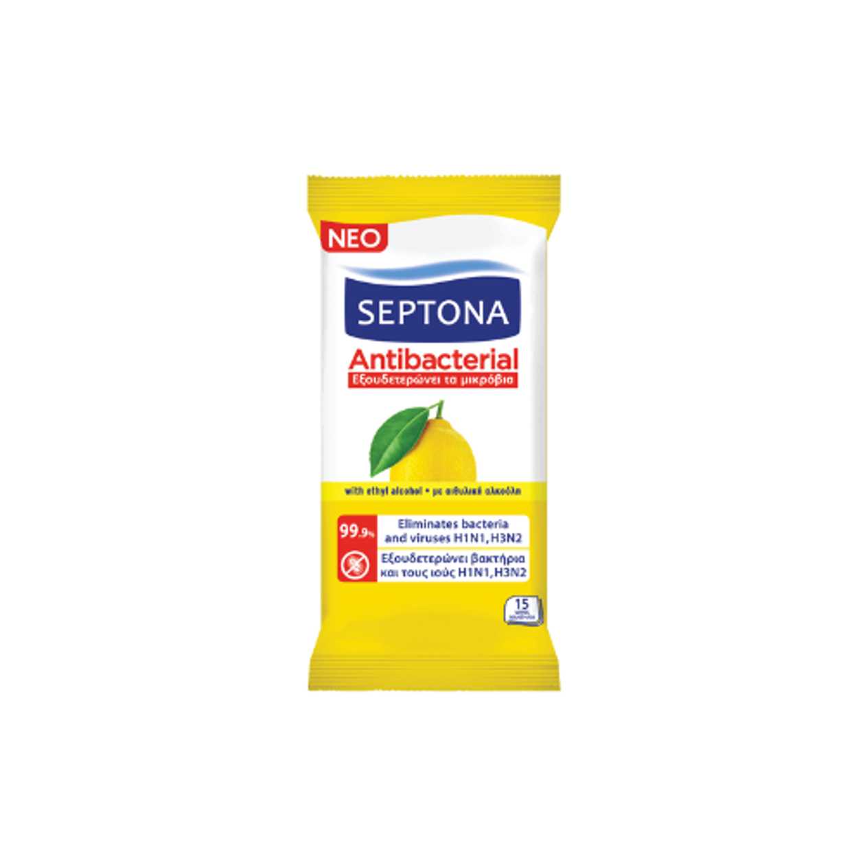 Septona - Antibacterial Lemon Extract Wet Wipes 0013 #15