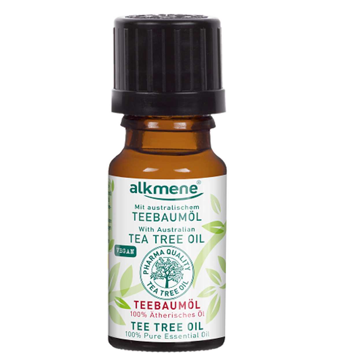 Alkmene - My Tea Tree Oil Australian Tea Tree Oil 100% Natural Essential Oil Multi-Purpose Vegan 10ml