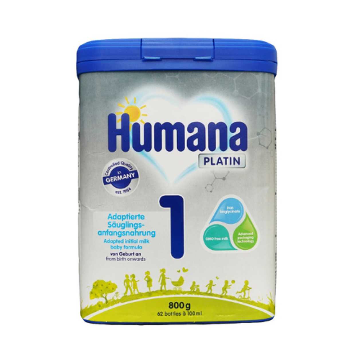 Humana - Platinum Milk 1 MP My Feky /0-6 months/ 800g 0184/2156/8377