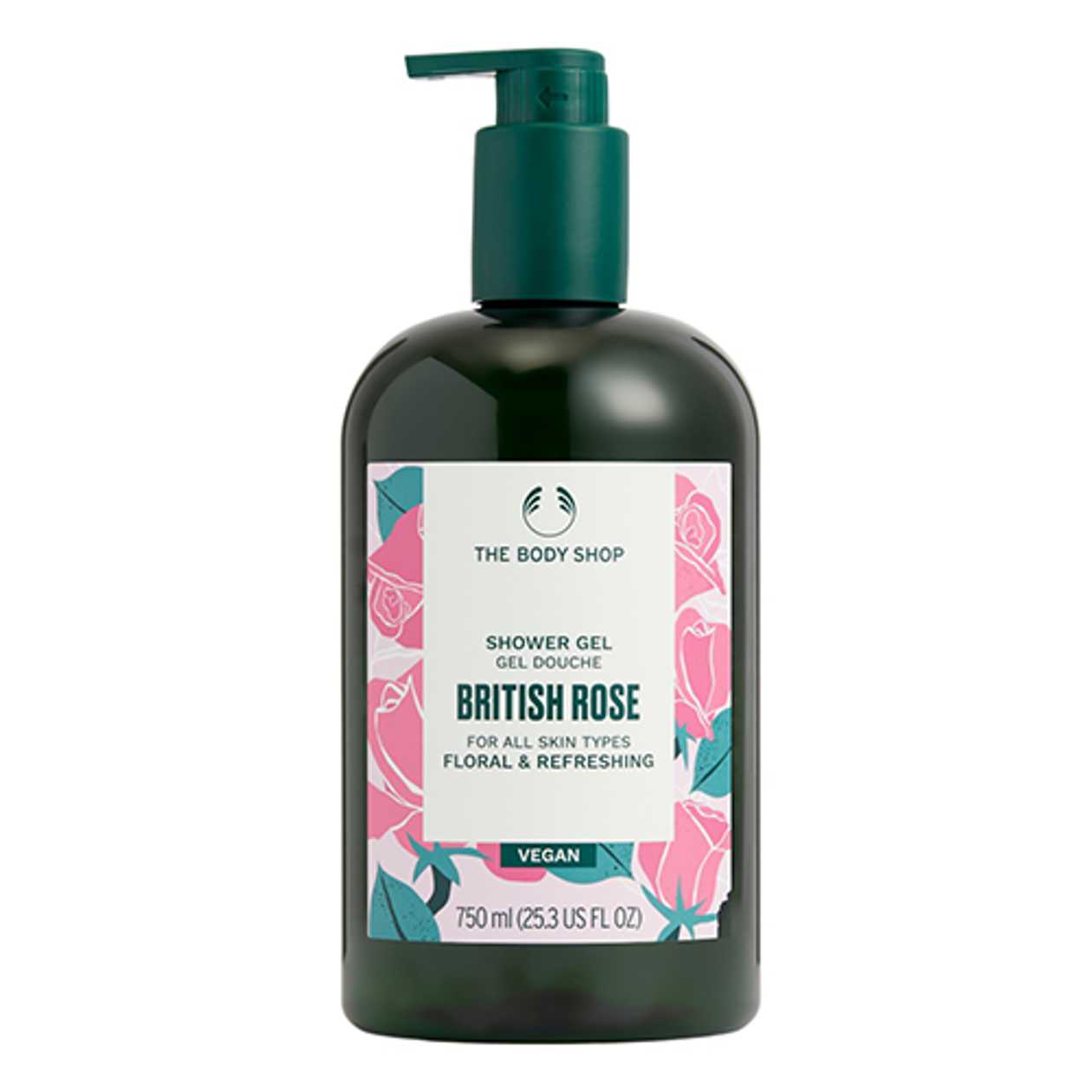 The Body Shop - British Rose Shower Gel 750ml 19363