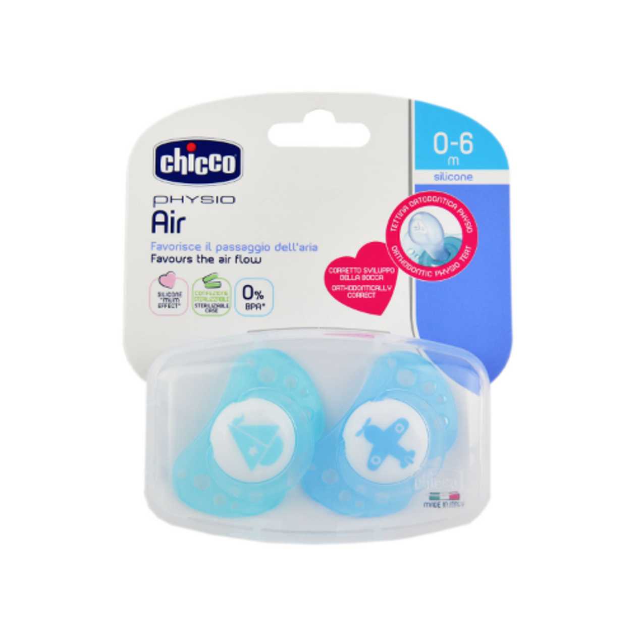 Chico - Silicone Teether AIR Blue /0m+/ 75030.21 9661 #2