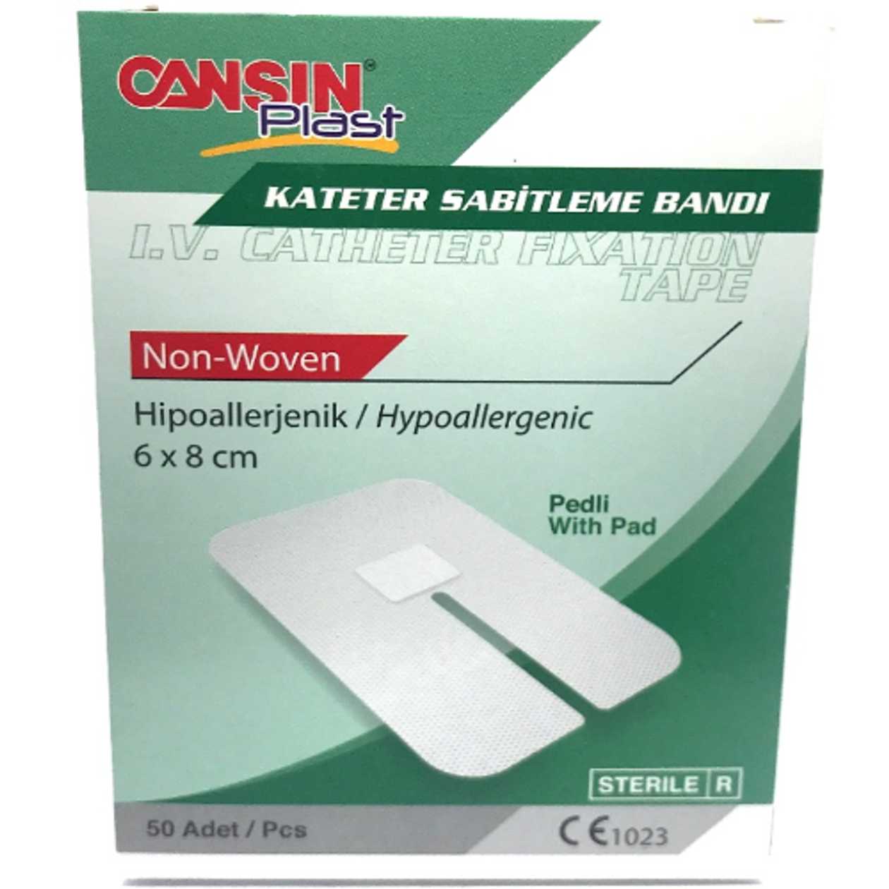 Leiko Venous Catheter Fixation CANSIN Non-Woven 6X8cm 541-1682 #1