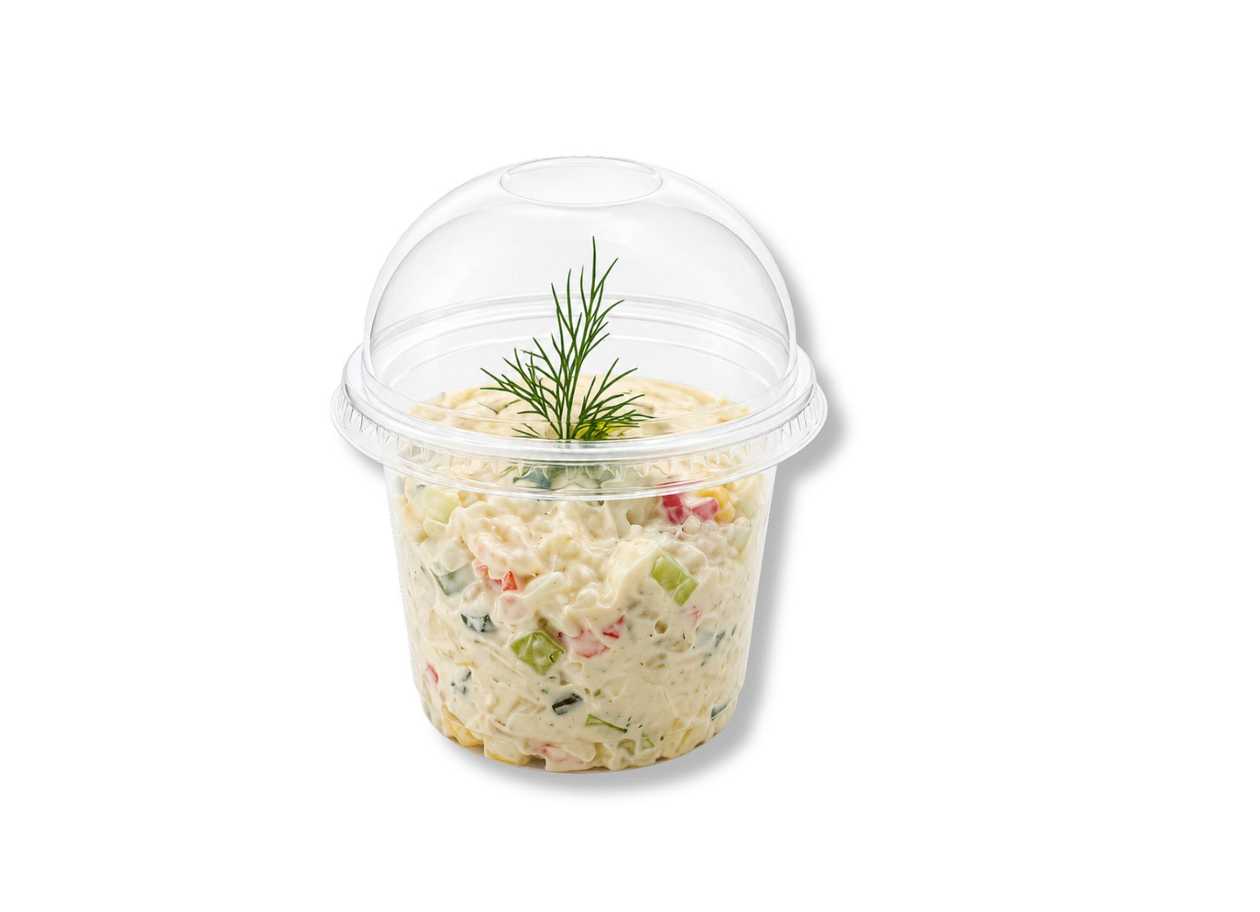 Riisi-krabinuudlisalat