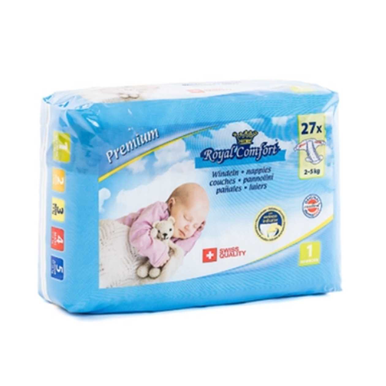 Royal Comfort - Baby Diaper Z-1 (2-5kg) Newborn 8808 #27