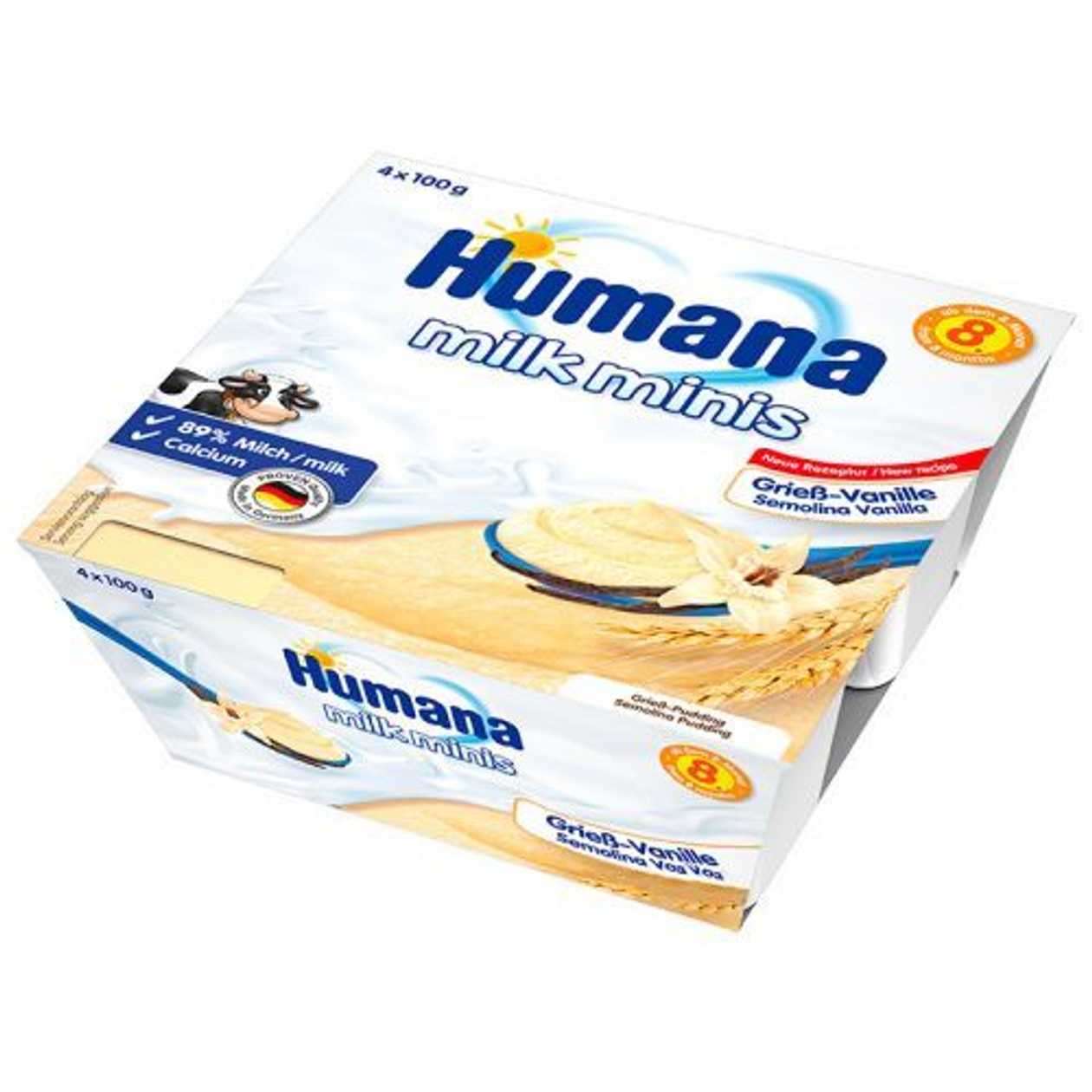 Humana - Vanilla Pudding for Manana /8 months+/ 100g 273529-1 /4483/8018 #1