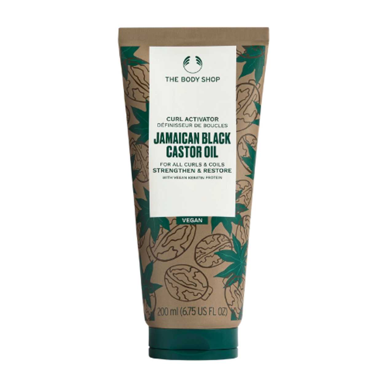 Body Shop - Curly Hair Fixing Cream with Jamaican Black Castor Oil 200ml 26009
