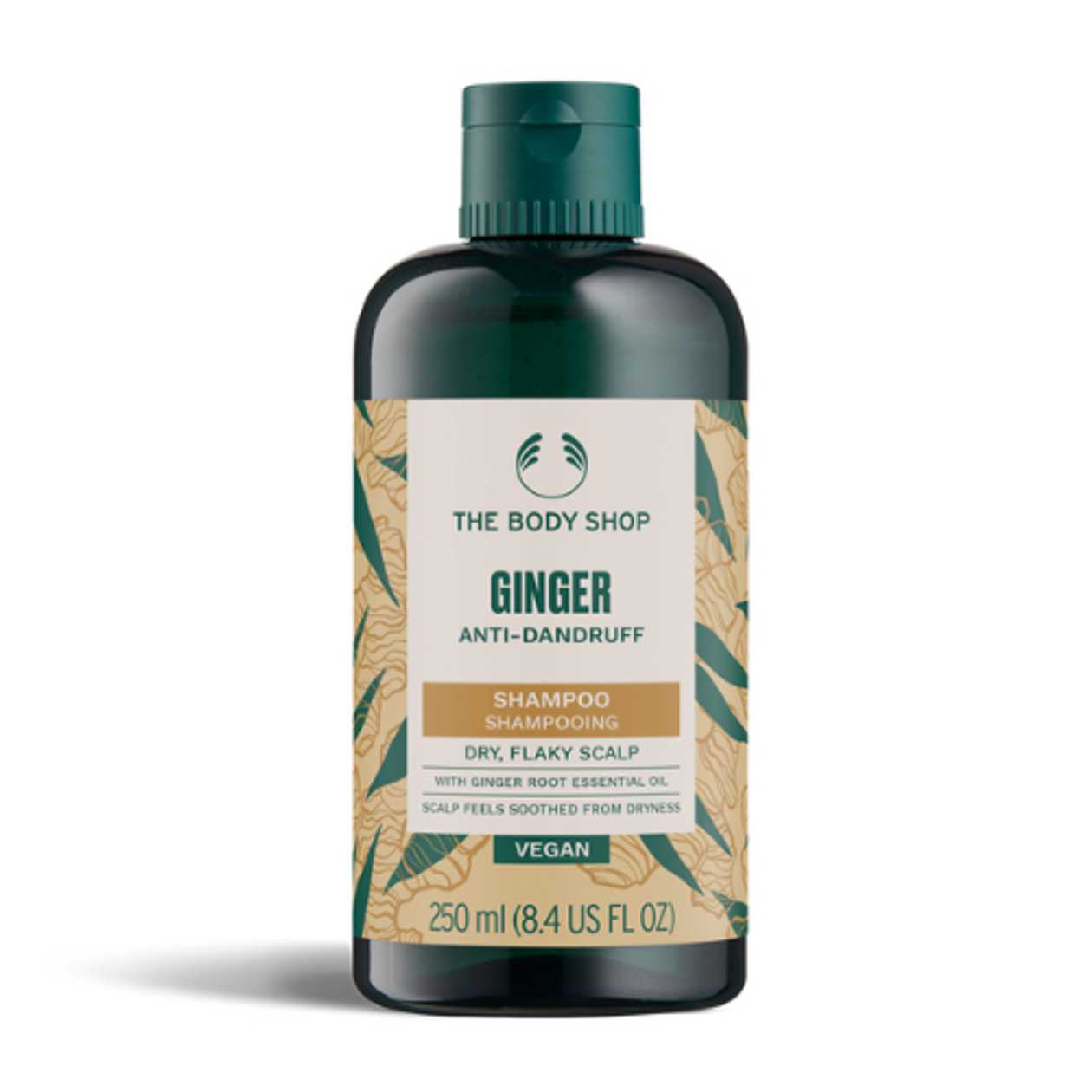Body Shop - Shampoo for Dry/Brittle Hair with Ginger Anti-Dandruff 250ml 33584/42553