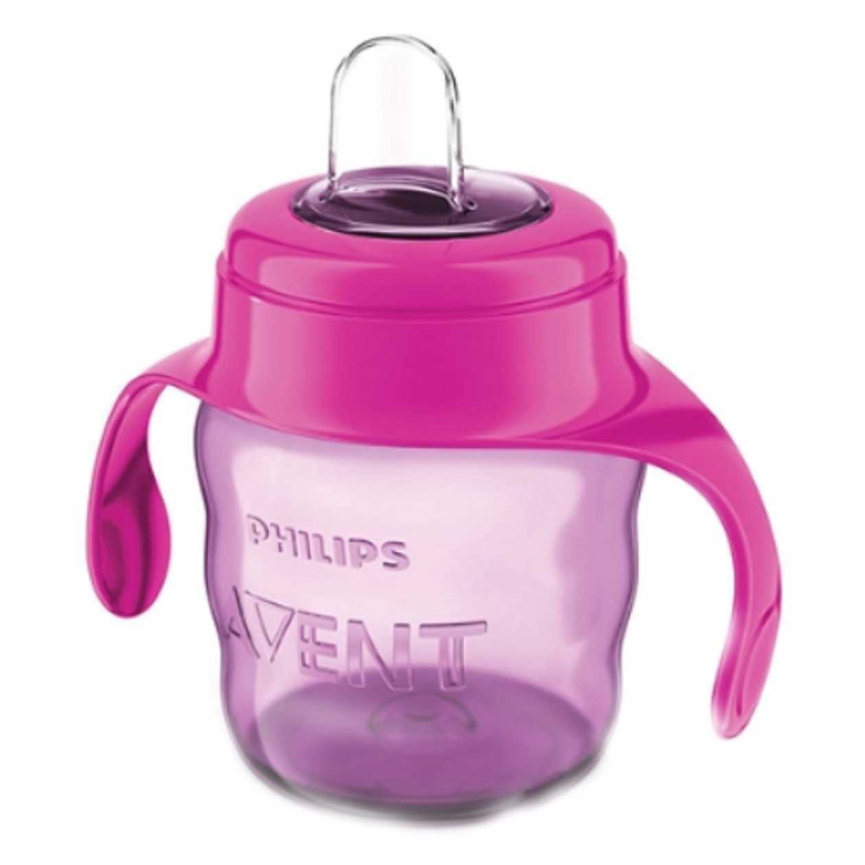 Avent - Flexible Nipple Cup, Pink/Purple /6 Months+/ 200ml 551/03/4364