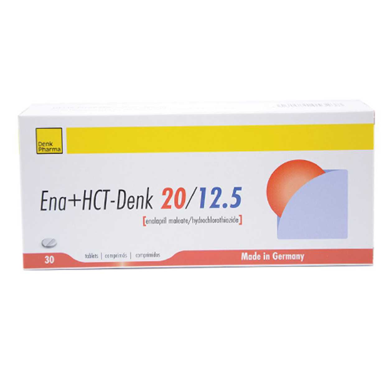 Enalapril HCT-Denk Tablet 20mg + 12.5mg #30