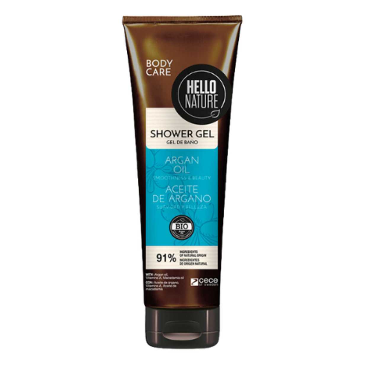 Hello Nature - Argan Moisturizing and Nourishing Shower Gel 250ml 5418