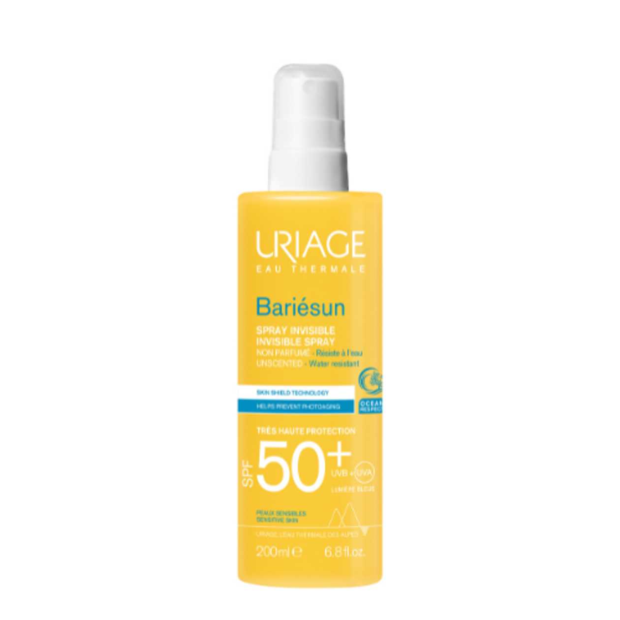 Uriage - Bariรฉsun Sun Protection Spray SPF50 for Face/Body Fragrance-Free 200ml 1789/8405/8021