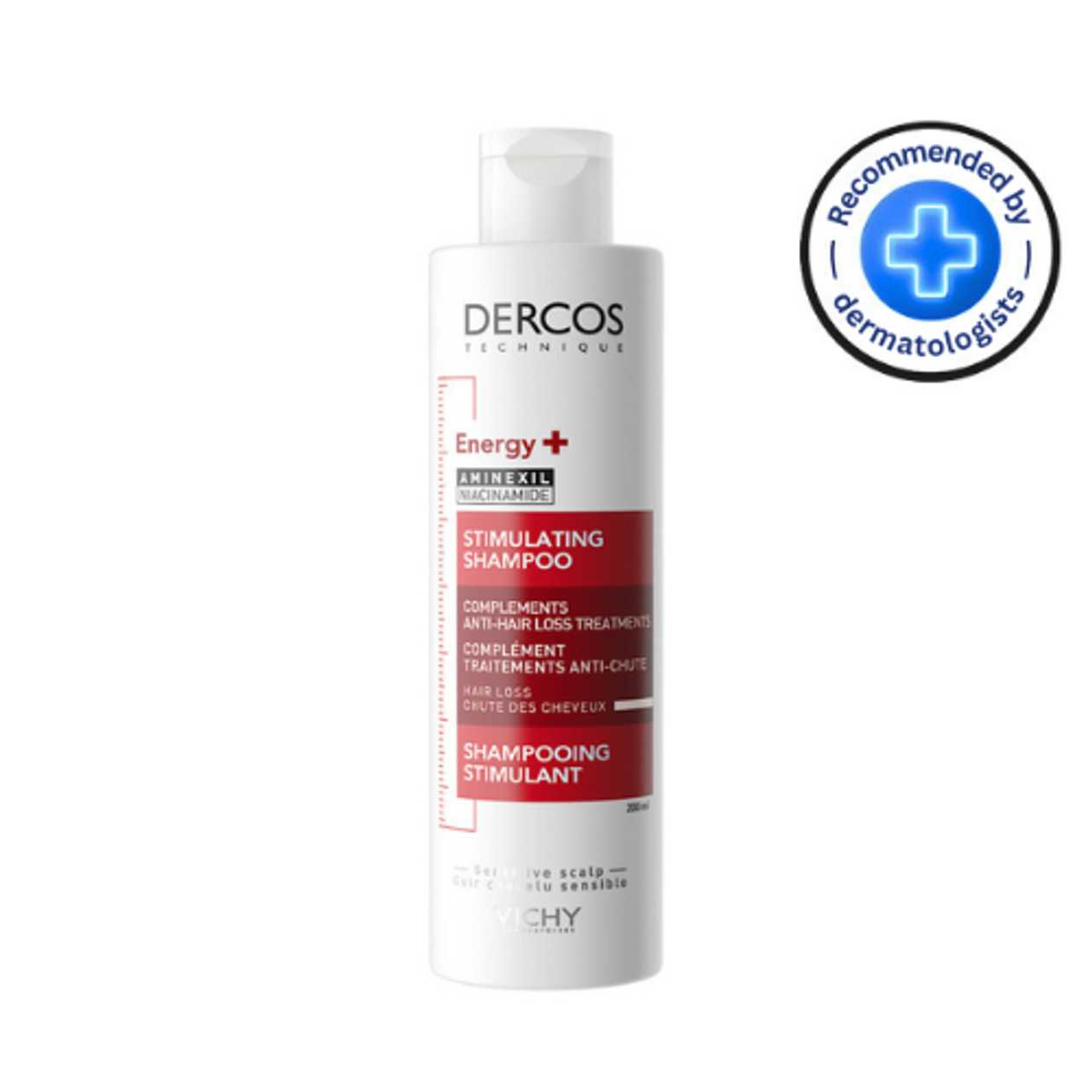 Vichy - Dercos Energy+ Stimulating Shampoo with Aminexil for Hair Loss Prevention for All Hair Types 200ml 1292/8698